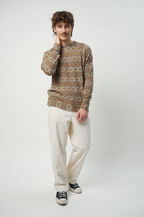 Long Sleeve Sweatshirt in a Japanese Cotton Knit