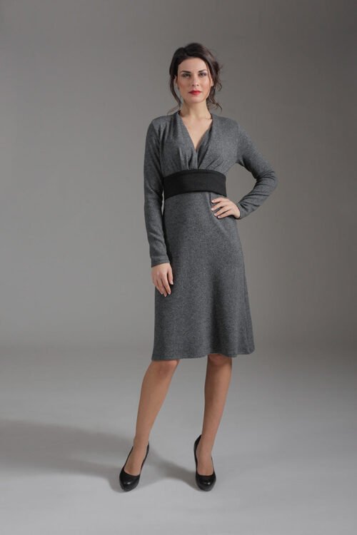 Long Sleeve Empire Line Dress